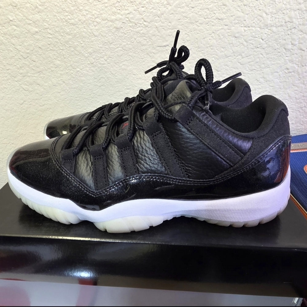 Jordan Black and White Athletic Shoes - Picture 2 of 4